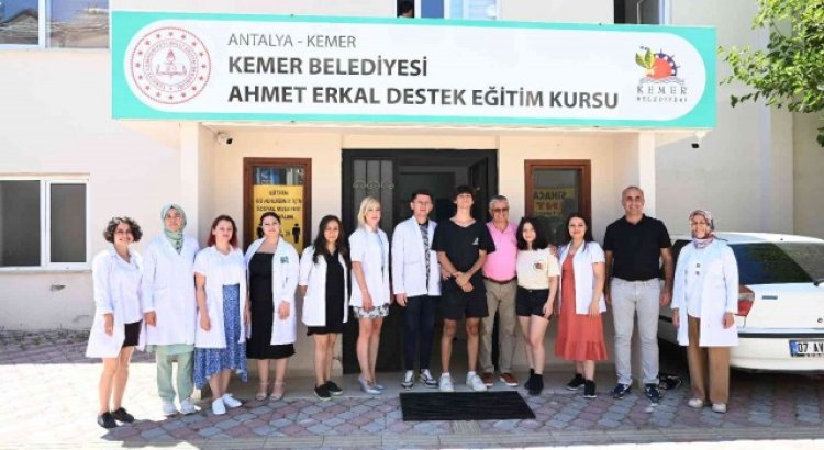 Ahmet Erkal Destek Eğitim Kursu öğrencilerinden başarılı sıralamalar