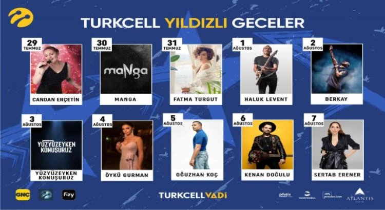 Yıldızlı Geceler konserleri Candan Erçetin ile başlıyor