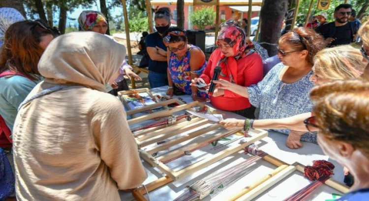 Darısekisi Örnek Köyünde Çarpana Atölyesine büyük ilgi