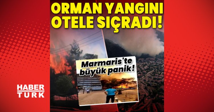 Marmaris’te bir orman yangını daha çıktı!