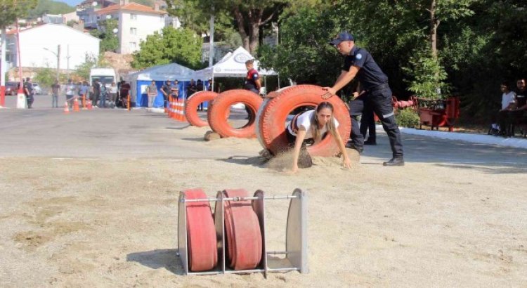 Alev savaşçısı olabilmek için ter döktüler