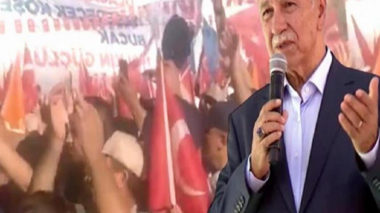 Erdoğan mitingi öncesi konuşan Bülent Arınç, AK Partililer tarafından yuhalandı