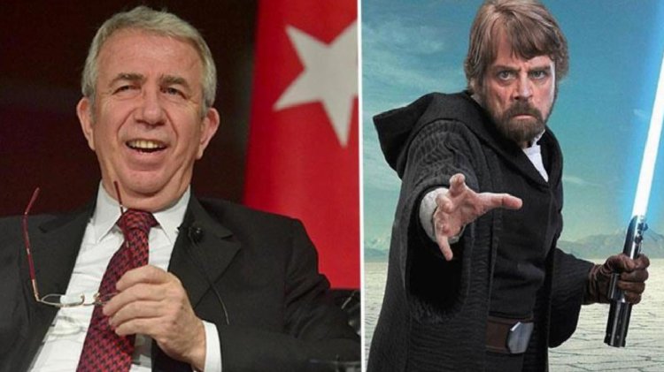 Cumhurbaşkanı adaylığı konuşulan Mansur Yavaş’a Star Wars filminin başrolünden sürpriz destek