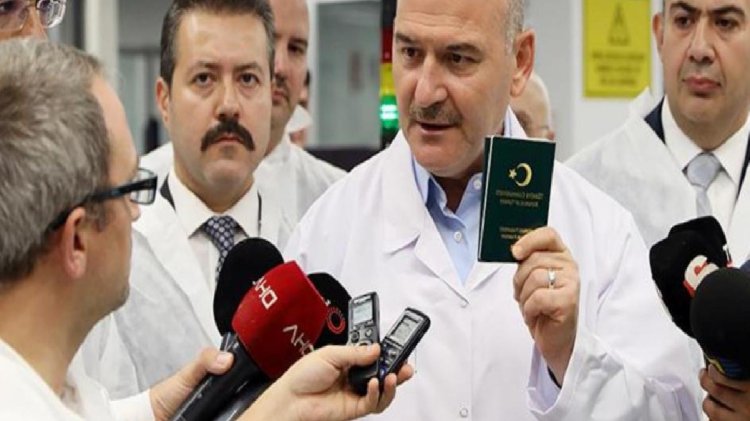 Bakan Soylu gece yarısı kameralar karşısına geçti: Yerli ve milli pasaportun üretimini başlatıyoruz