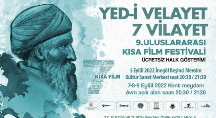 Yedi-i Velayet 7 Vilayet Kısa Film Festivali galası İnegölde yapılacak