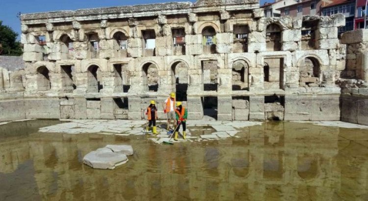 Yozgatta 2 bin yıllık tarihi Roma Hamamının tanıtımına destek verdiler