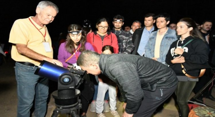 Isparta Melikler Yaylasında gökyüzü gözlem şenliğine yoğun ilgi