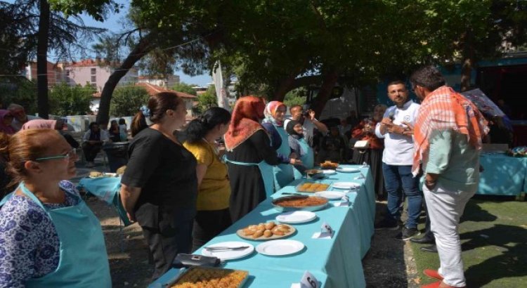 Sındırgıda yöresel yemekler yarıştı