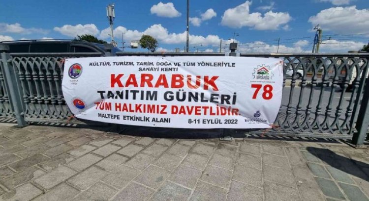 Karabük Tanıtım Günlerine davet için altınlı ve safranlı lokum dağıtıldı