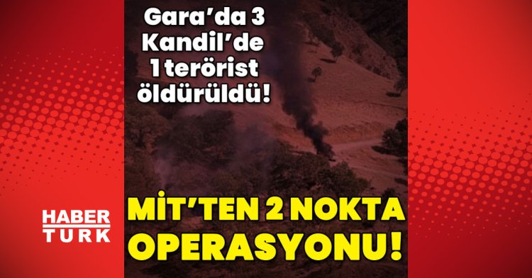 MİT’ten nokta operasyonu! 4 terörist öldürüldü!