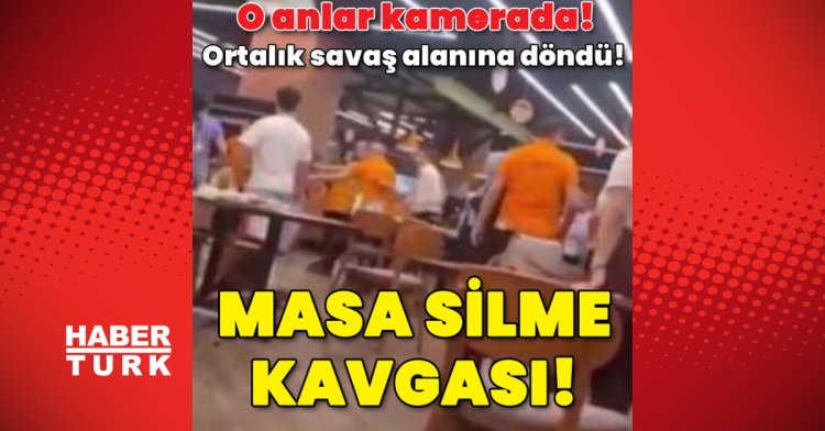 Ortalık savaş alanına döndü! Köfteci Yusuf’ta masa silme kavgası!