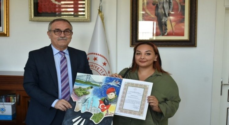 Müdür Akyol, il birincisini ağırladı