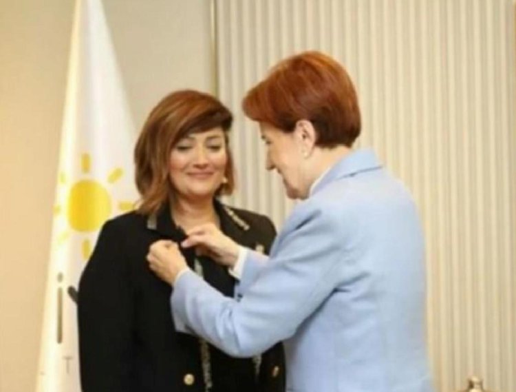 Ak Parti’den istifa eden Esra Yılmaz İyi Partiye katıldı! Rozetini Meral Akşener taktı