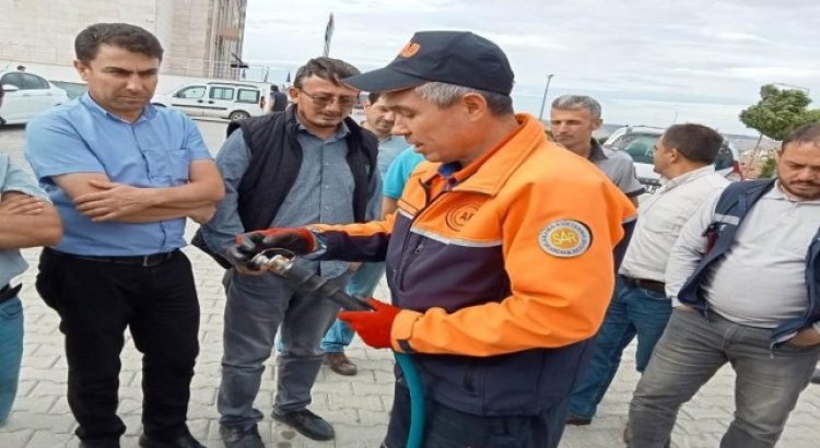 Kütahya Orman Bölge Müdürlüğünde, arama, kurtarma ve tahliye eğitimi