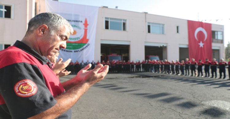 İşte Şanlıurfa İtfaiyesi&#039;nin &#039;Hz. İbrahimli&#039; duası!