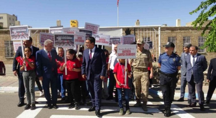 Gercüşte “Önce Yaya Uygulaması” farkındalık etkinliği düzenlendi