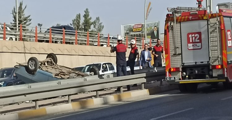 Şanlıurfa&#039;da yüz metre arayla iki kaza!