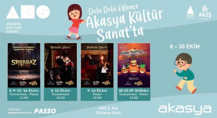 Akasya Kültür Sanatın Ekim ayı programı belli oldu