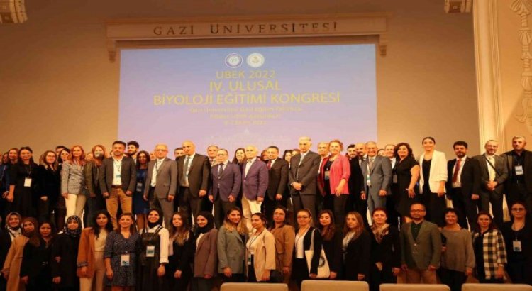 Gazi Üniversitesi, 4. Ulusal Biyoloji Eğitimi Kongresine ev sahipliği yaptı