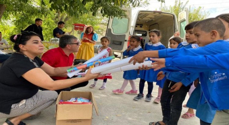 Kiliste köylere kitap kampanyası sürüyor