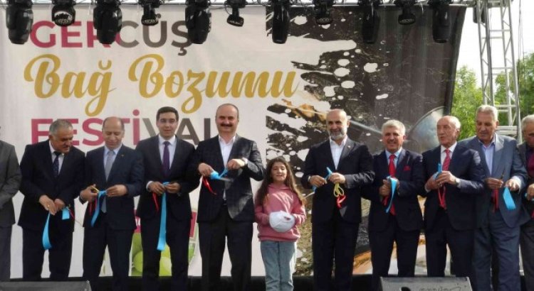 Gercüşte bağ bozumu festivali düzenlendi