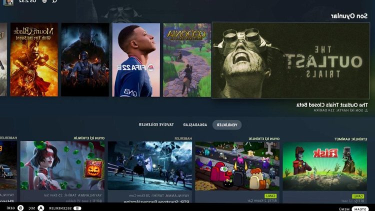 Steam’in geniş ekran modunun arayüzü değişiyor