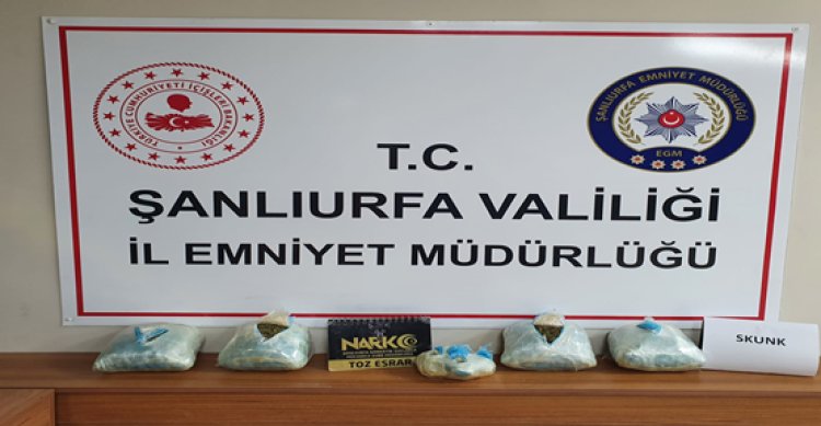 Şanlıurfa&#039;da yolcu otobüsünde yapılan aramada ele geçirildi!