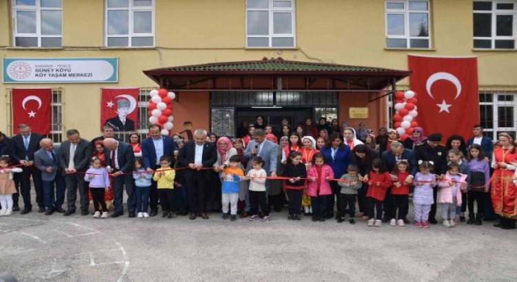 Atıl durumdaki okullar köy yaşam merkezine dönüştürülmeye devam ediyor