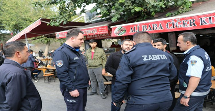 Zabıta&#039;dan esnaf denetimi