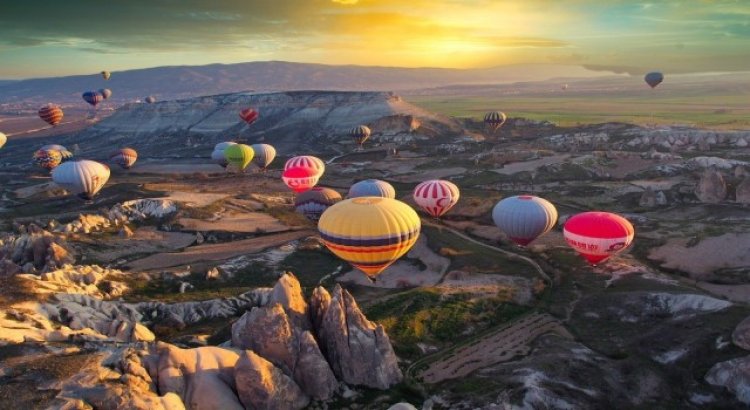 Kapadokyada balon uçuş rekoru kırıldı