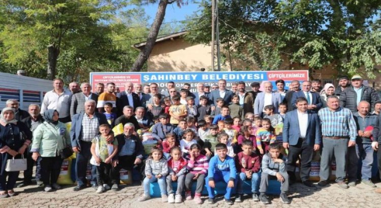 Şahinbeyde 4 bin ton buğday tohumu dağıtılıyor