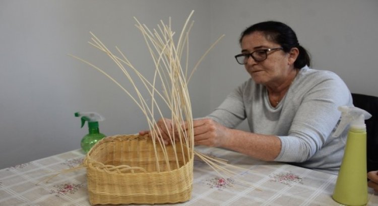 Bambu sepet kursunu ilgi yoğun