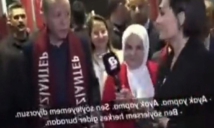 Cumhurbaşkanı Erdoğan’la A Haber muhabiri ortasında farklı diyalog: Ayak yapma