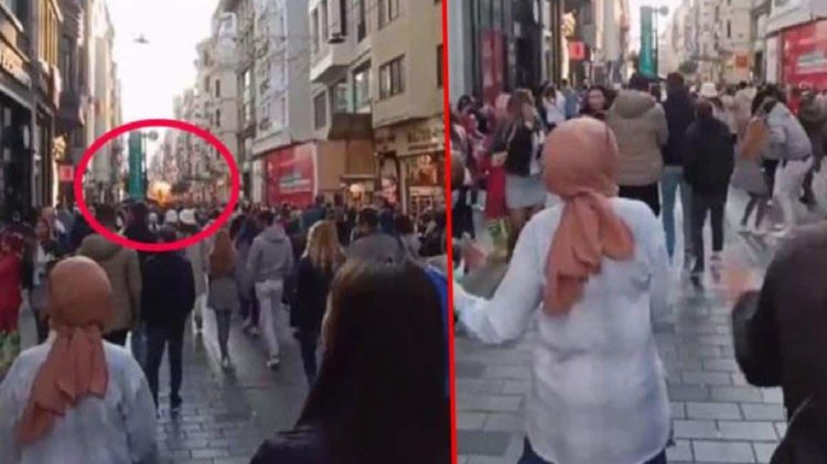 İstiklal Caddesi’ndeki şiddetli patlama anı ortaya çıktı