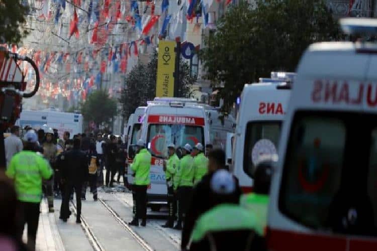 İstanbul Taksim’de patlama: 6 meyyit, 53 yaralı