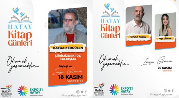 Edebiyat Dünyası Hatay Kitap Günleri’nde Buluşuyor