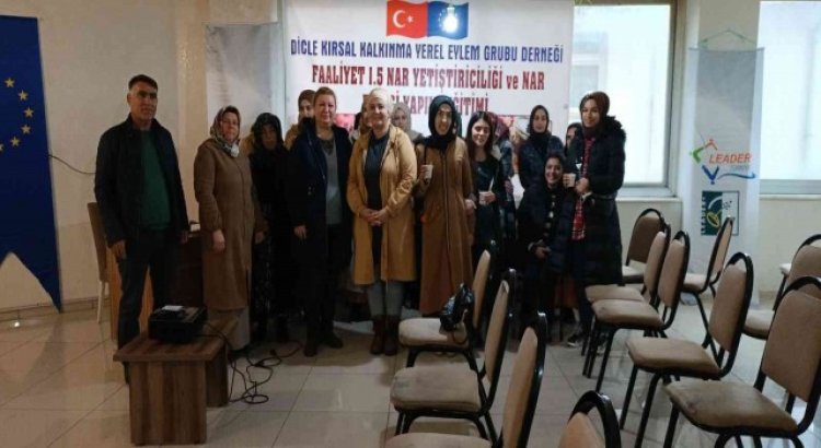 DİKKADdan geleceğin çiftçilerine nar yetiştiriciliği ve nar ekşisi yapımı eğitimi