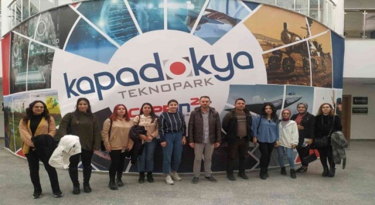 NEVÜ öğrencileri Kapadokya Teknoparkı ziyaret etti