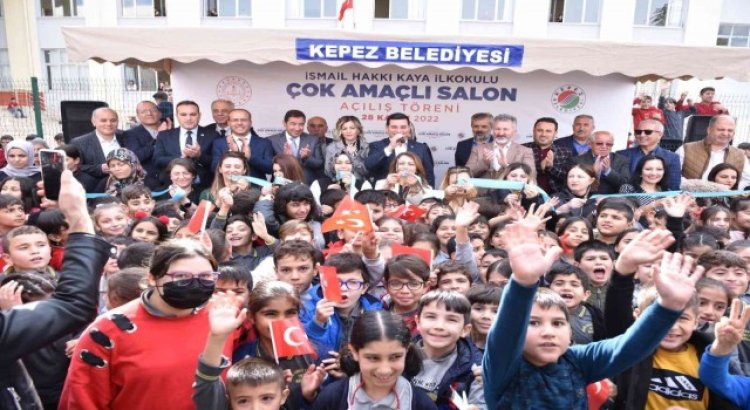 Kepezden, İsmail Hakkı Kaya İlkokuluna çok amaçlı salon