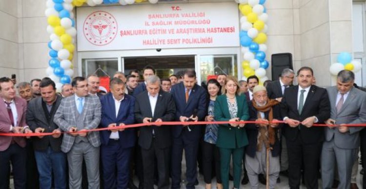 Haliliye semt polikliniği törenle hizmete açıldı