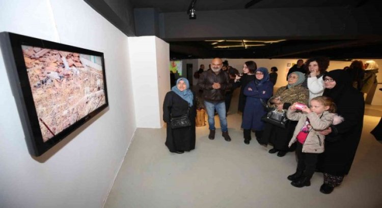 Nilüferde yerele özgü sanat üretimlerini izlenime sundular