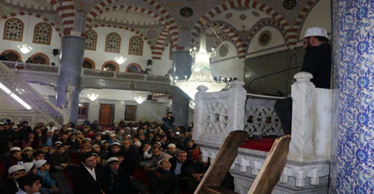 Dergah Cami&#039;inde Kur’an Ziyafeti Verildi