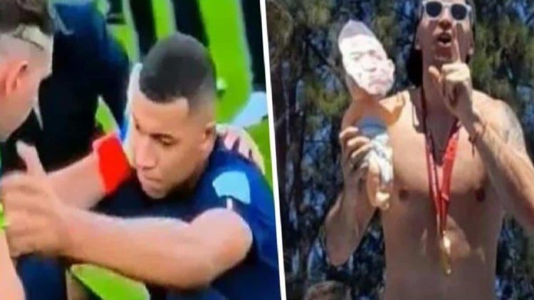 Mbappe’nin yüzüne gülüp sırtından vurdu! Arjantinli yıldıza küfürlü yanıt geldi