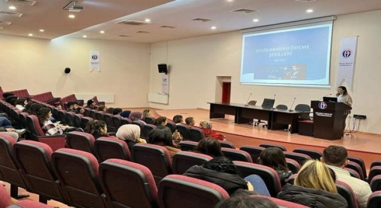 Oğuzeli MYO öğrencilerine dış ticaret konferansı