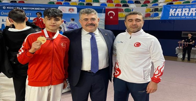 Eyyübiyeli Sporcu Savaş Öğüş Türkiye Şampiyonu