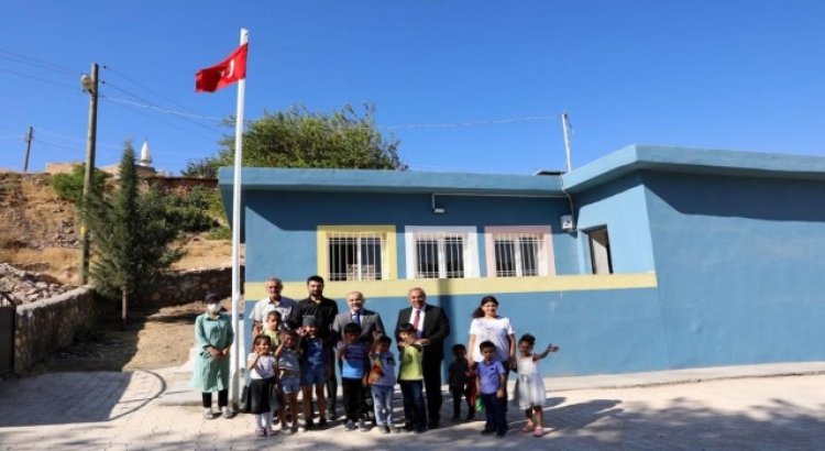 Mardinde 19 yıldır kapalı olan köy okulu köy yaşam merkezine dönüştürüldü