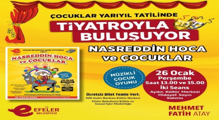 Efelerden çocuklara sanat dolu yarı yıl hediyesi