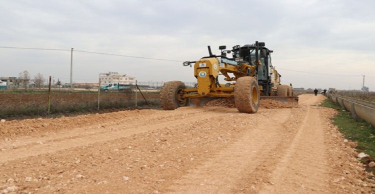 Haliliye’de Hummalı Yol Çalışmaları Merkez Ve Kırsal Mahallelerde Sürüyor