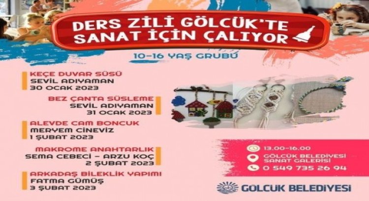 Karne tatili Gölcüklü çocuklar için dolu dolu geçecek