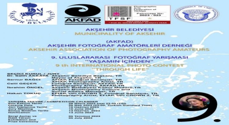 Akşehir Belediyesinin 9. Uluslararası Fotoğraf Yarışması başvuruları başladı